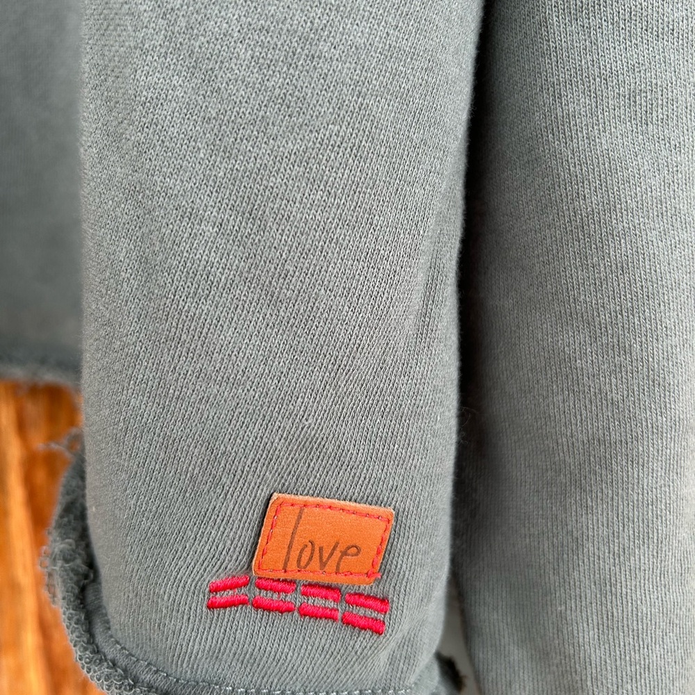 Peace Love World Sage Sweatshirt - Picture 6 of 7
